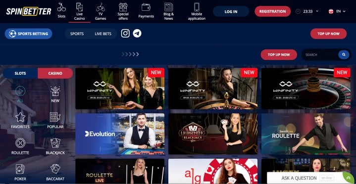 découvrez spinbetter, une plateforme innovante dédiée aux jeux en ligne et paris sportifs. profitez d'une expérience utilisateur optimale, de bonus attractifs et d'un large choix de divertissements adaptés à tous les joueurs.